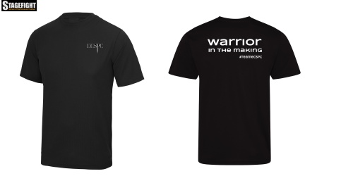 ECSPC Warrior In The Making Mens Black Shirt